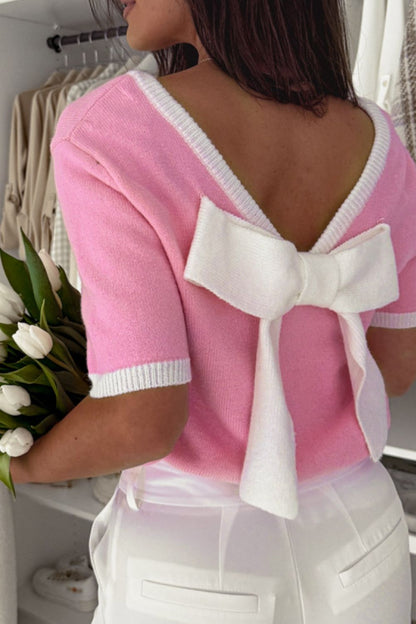 Back view of product with easy, flowy drape