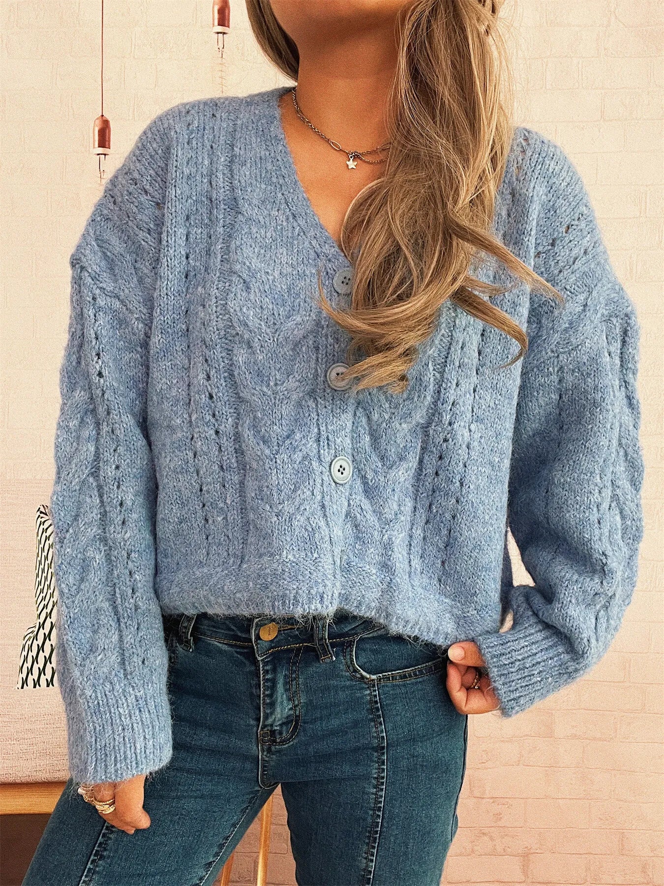 Lifestyle image of product styled for a chic daytime look