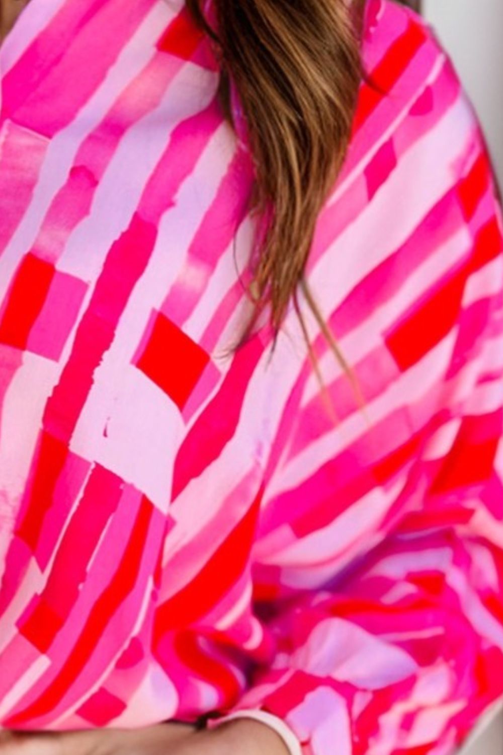 Side view of product highlighting flattering shape and movement