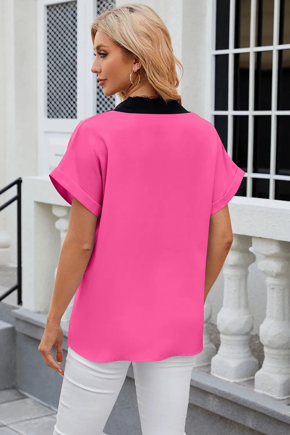 Lifestyle image of product styled for a chic daytime look