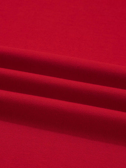 Contrast Striped Detail Varsity Sweatshirt - Rochelle's House LLC