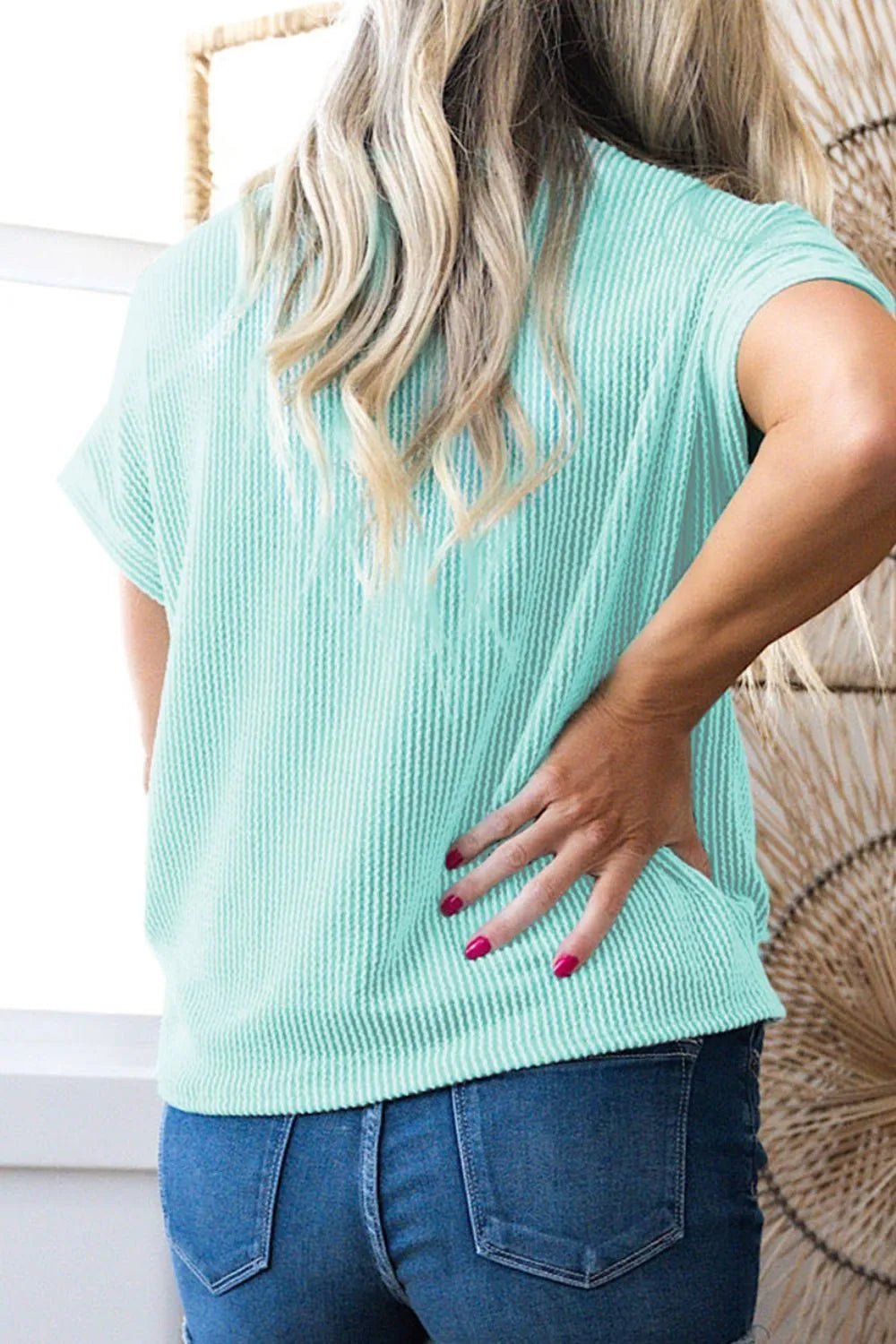 Lifestyle image of product styled for a chic daytime look