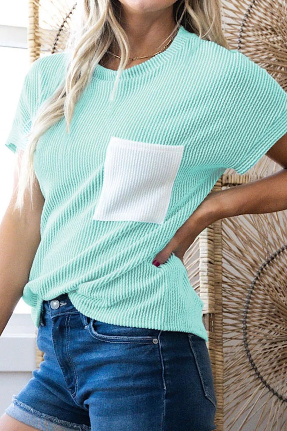 Lifestyle image of product styled for a chic daytime look