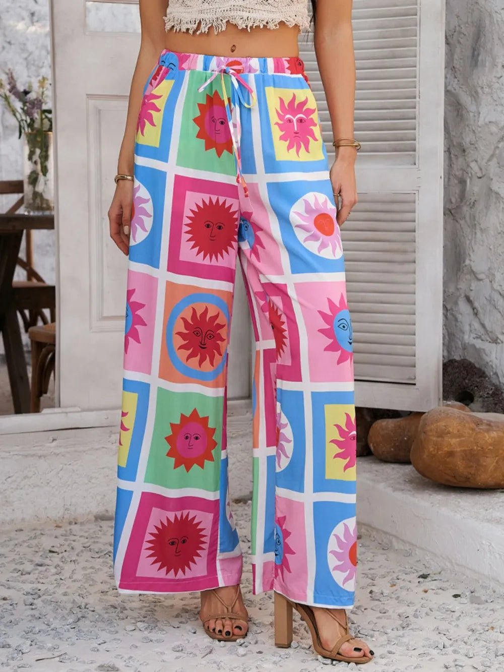 Lifestyle image of product styled for a chic daytime look