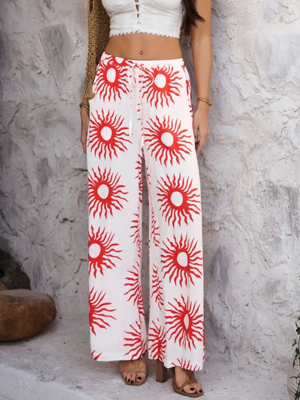 Lifestyle image of product styled for a chic daytime look