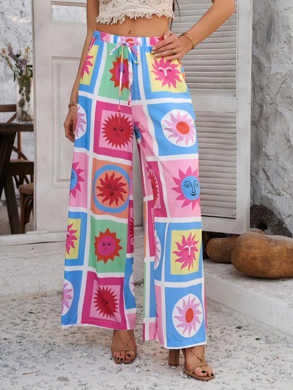 Lifestyle image of product styled for a chic daytime look