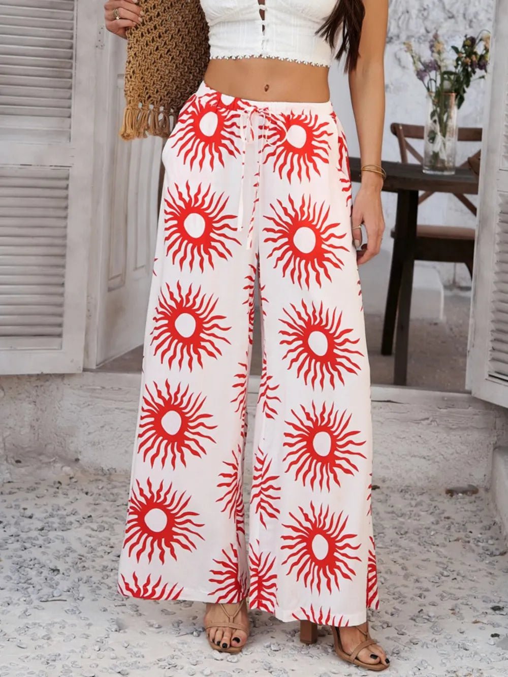 Lifestyle image of product styled for a chic daytime look