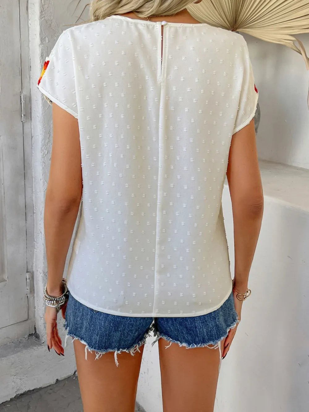 Lifestyle image of product styled for a chic daytime look