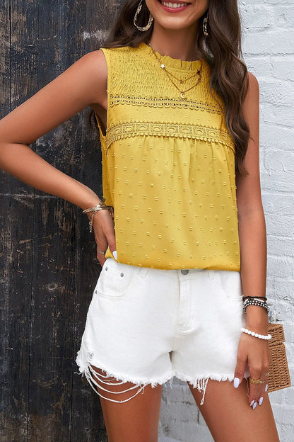 Side view of product highlighting flattering shape and movement