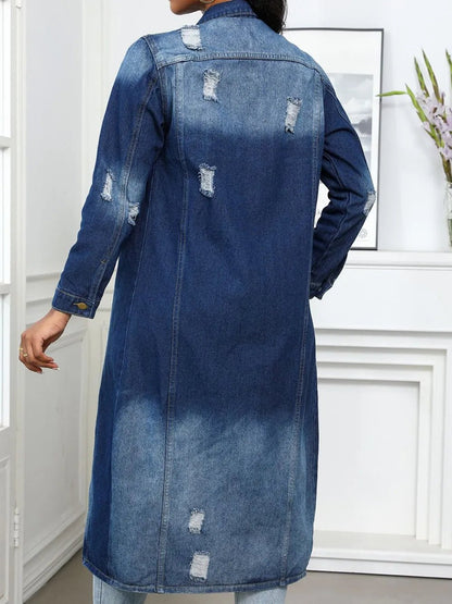 Back view of product with easy, flowy drape