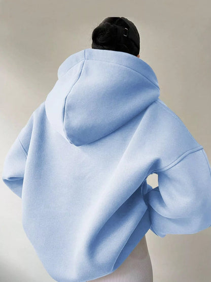 Dropped Shoulder Long Sleeve Sweatshirt - Rochelle's House LLC