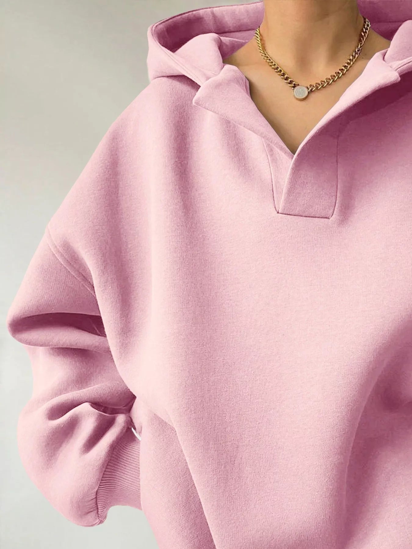 Dropped Shoulder Long Sleeve Sweatshirt - Rochelle's House LLC