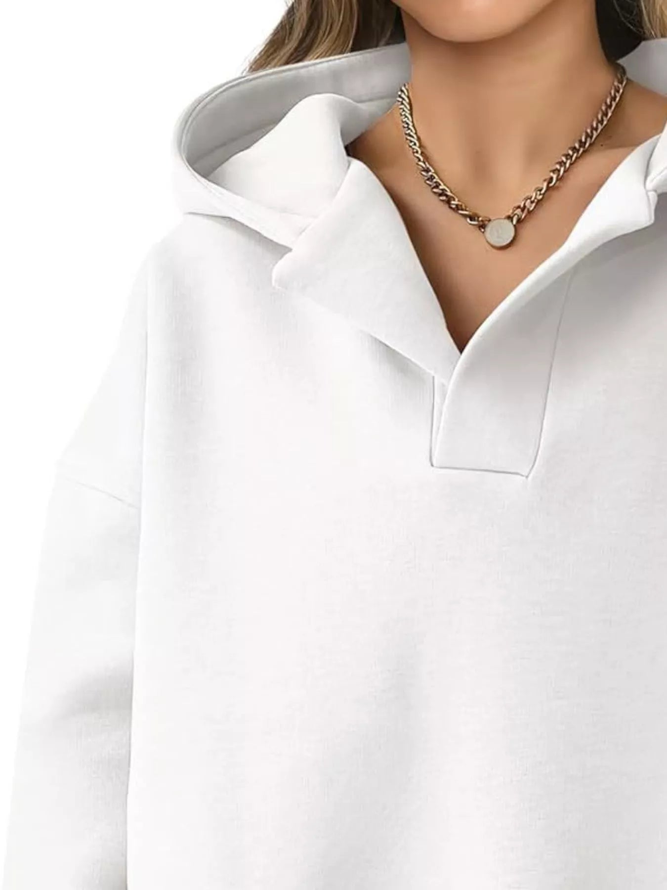 Dropped Shoulder Long Sleeve Sweatshirt - Rochelle's House LLC