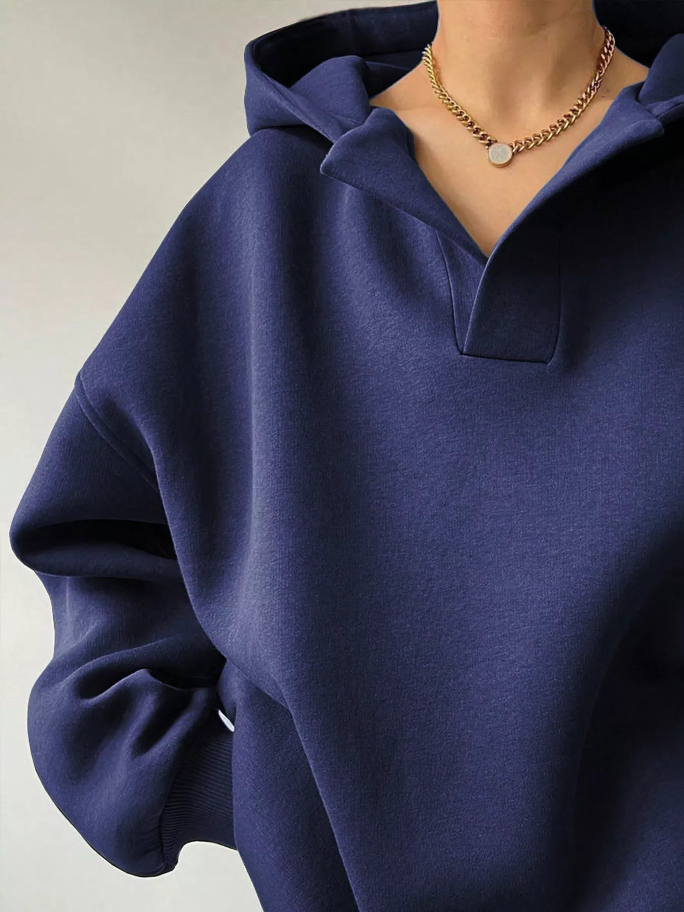 Dropped Shoulder Long Sleeve Sweatshirt - Rochelle's House LLC
