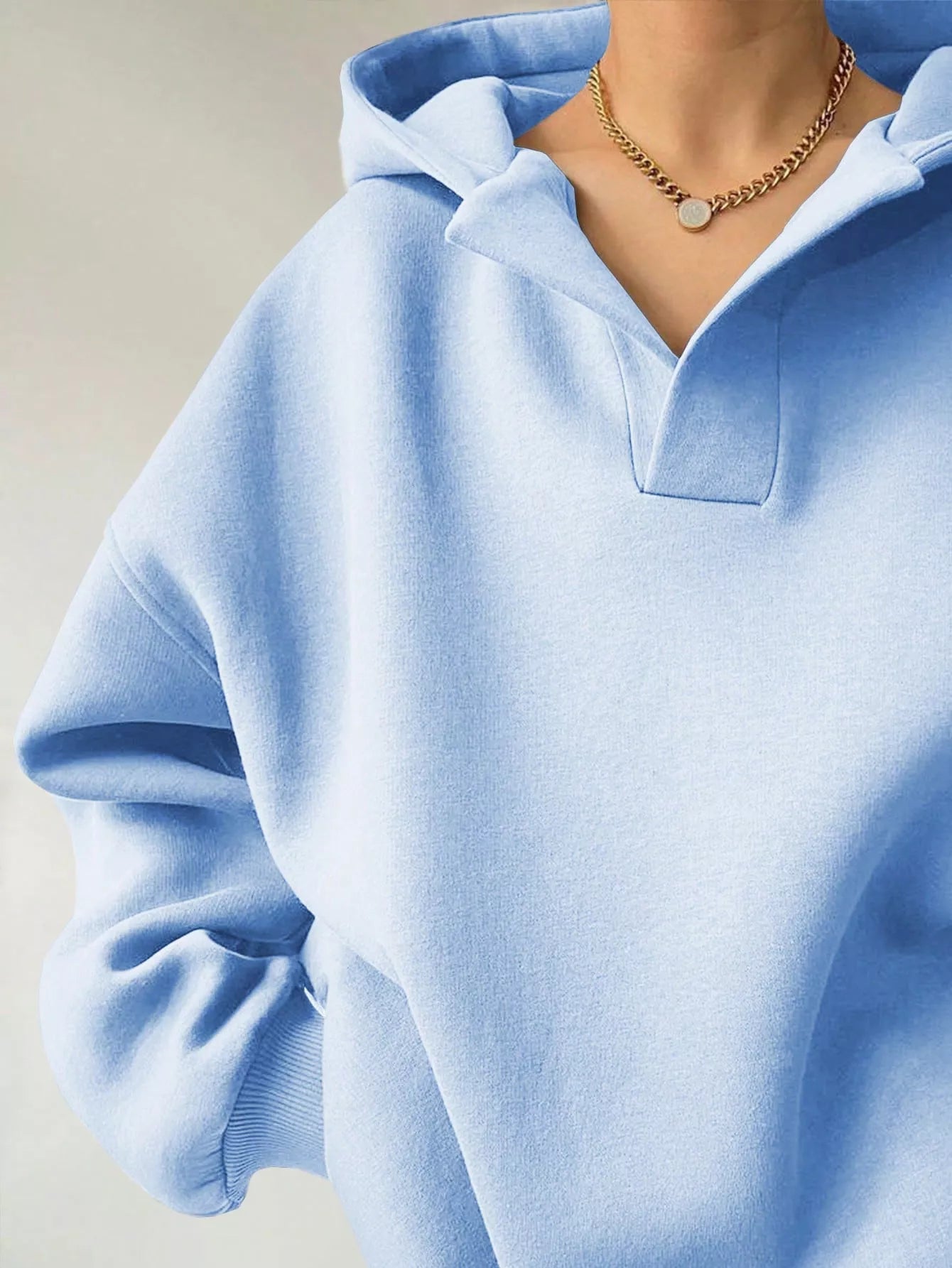 Dropped Shoulder Long Sleeve Sweatshirt - Rochelle's House LLC