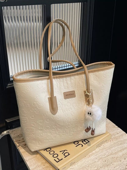 Embossed Pattern Tote Bag - Rochelle's House LLC