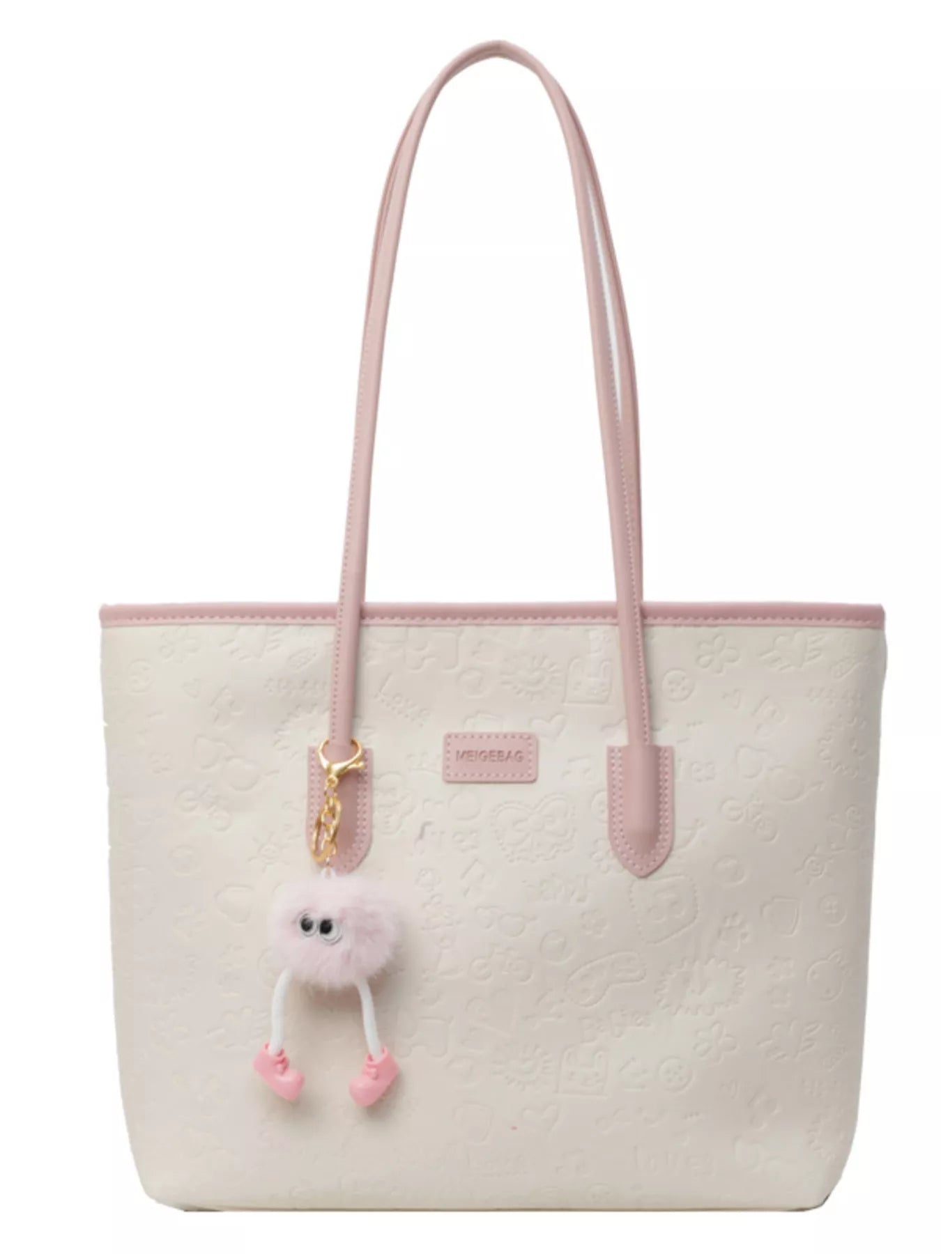 Embossed Pattern Tote Bag - Rochelle's House LLC