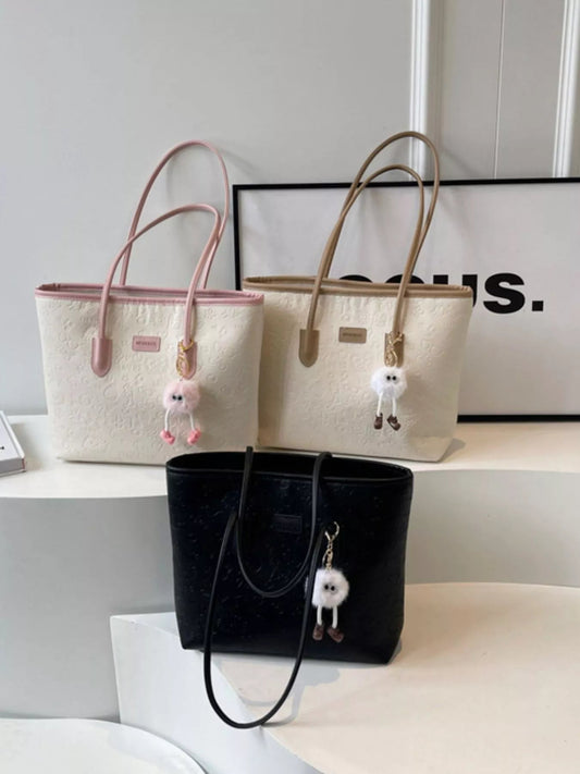 Embossed Pattern Tote Bag - Rochelle's House LLC