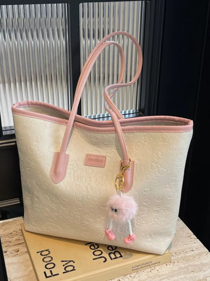 Embossed Pattern Tote Bag - Rochelle's House LLC