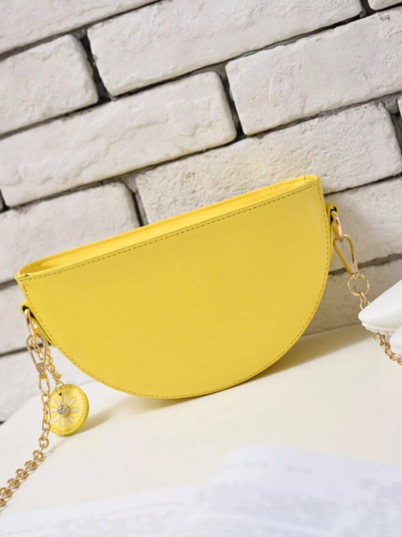 Fruit - Shaped Crossbody Bag with Chain Strap - Rochelle's House LLC