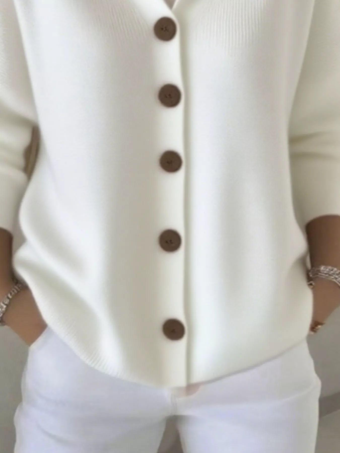 Lifestyle image of product styled for a chic daytime look