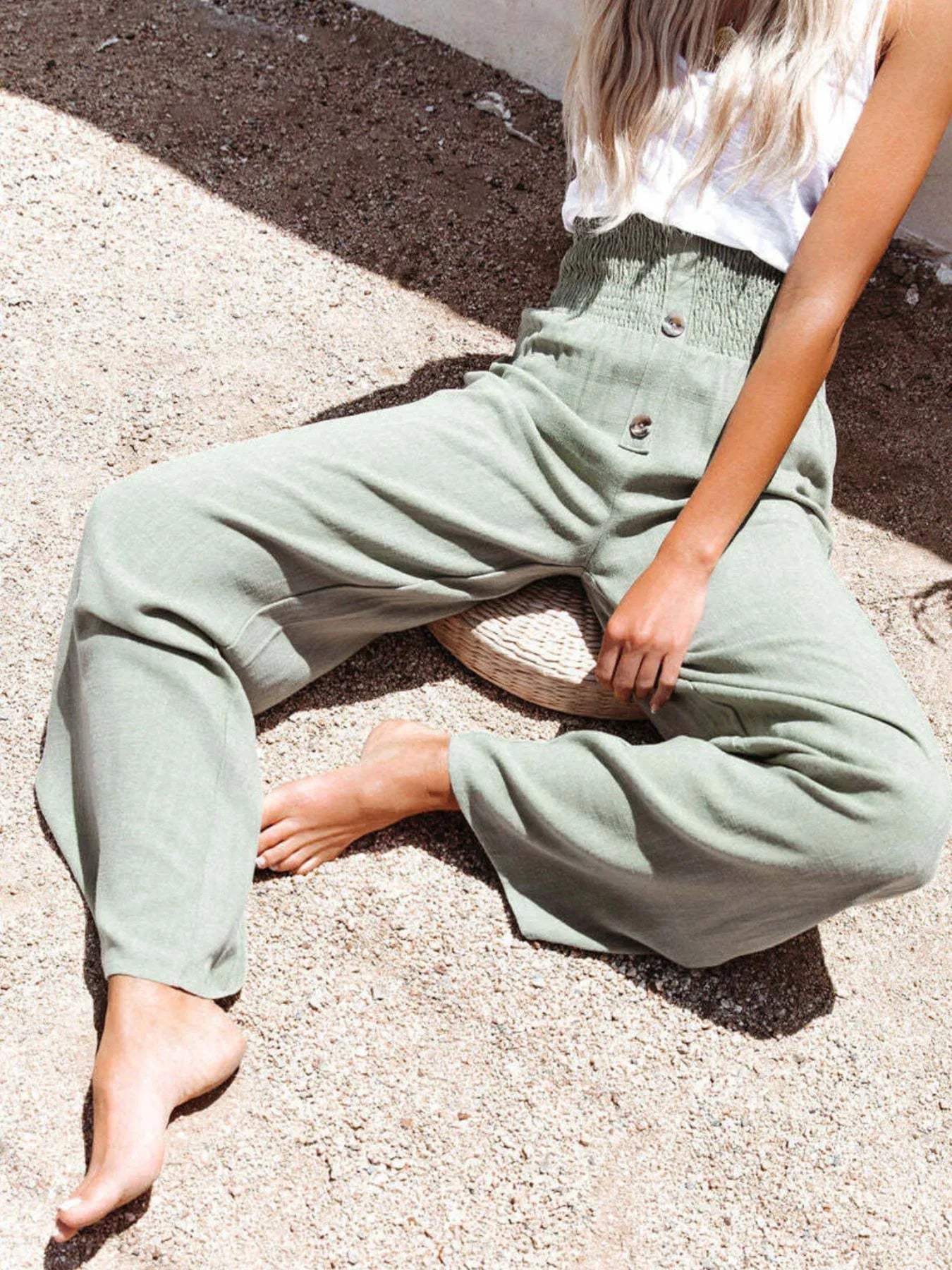 Lifestyle image of product styled for a chic daytime look