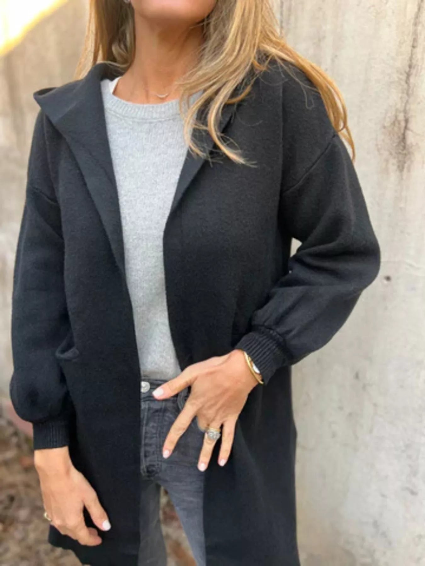 Lifestyle image of product styled for a chic daytime look