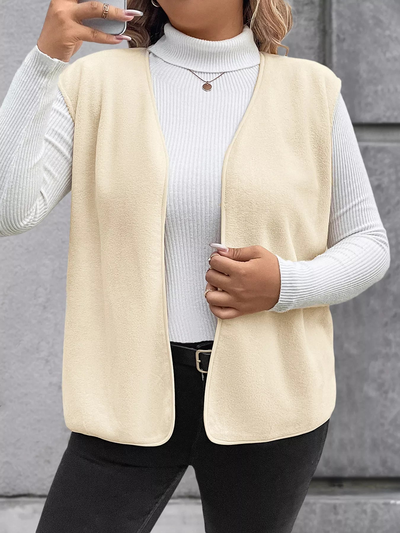 Lifestyle image of product styled for a chic daytime look