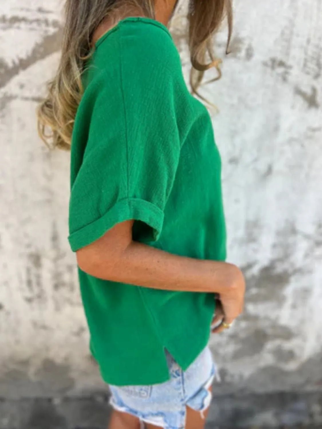 Lifestyle image of product styled for a chic daytime look