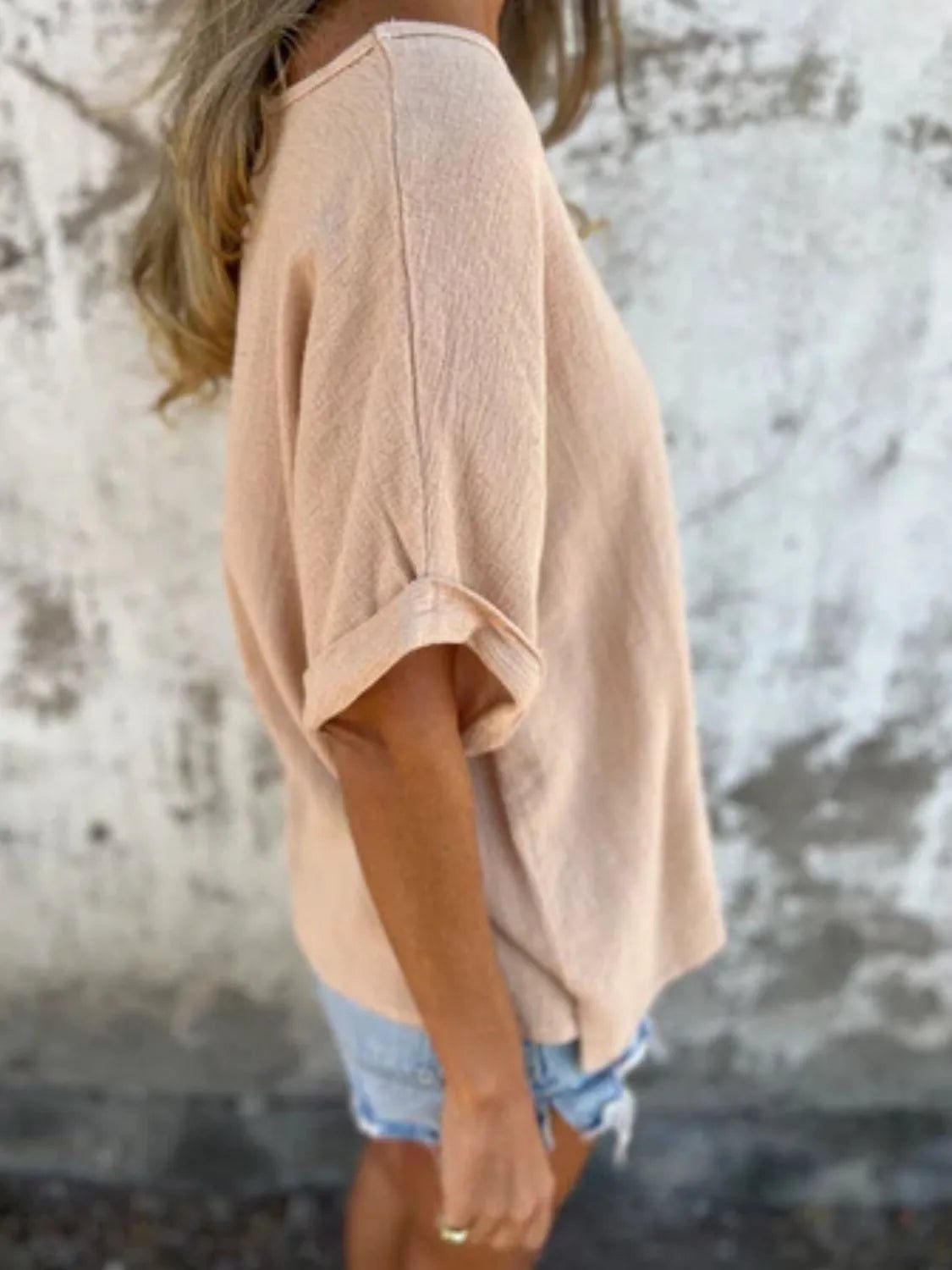 Lifestyle image of product styled for a chic daytime look