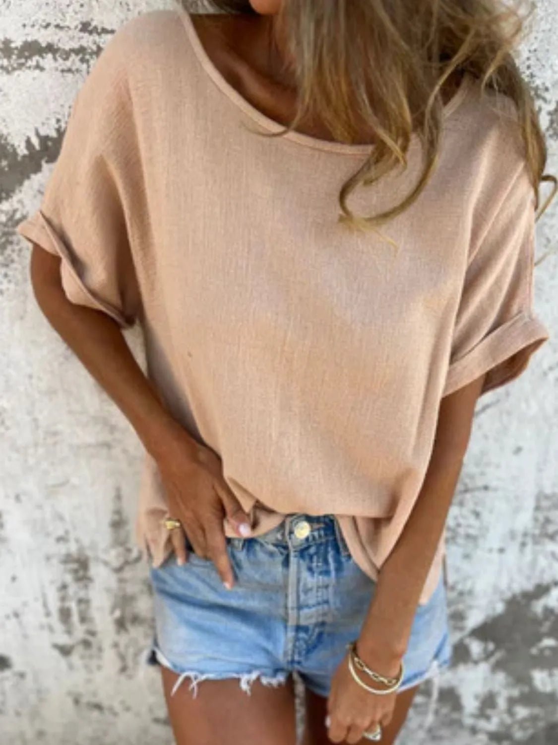 Lifestyle image of product styled for a chic daytime look