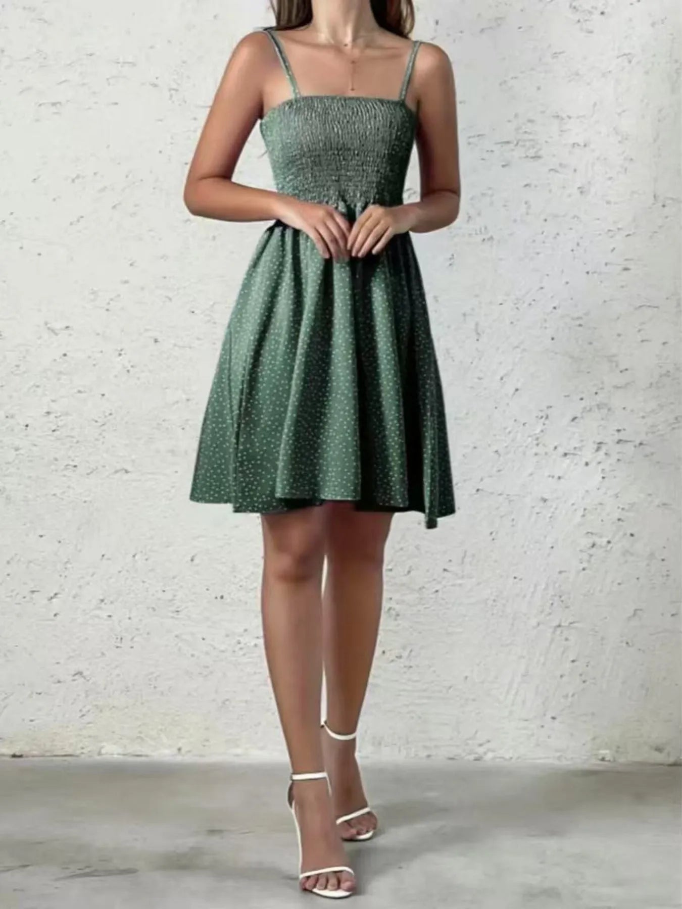 Lifestyle image of product styled for a chic daytime look