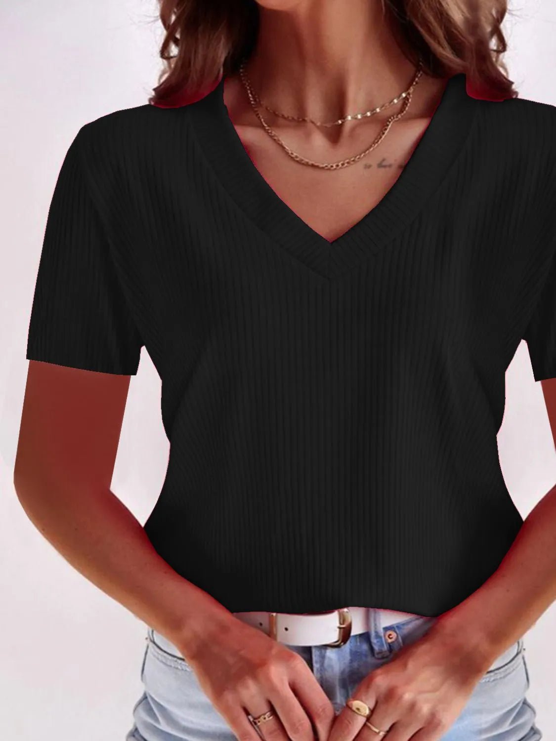 Lifestyle image of product styled for a chic daytime look