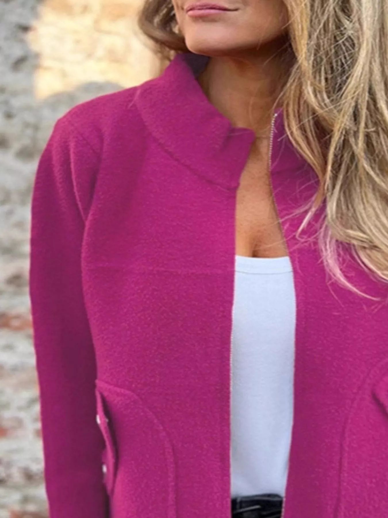 Lifestyle image of product styled for a chic daytime look