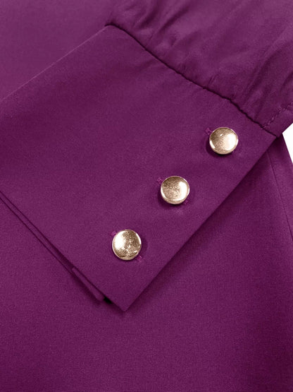 High Neck Asymmetric Top and Pants Set - Rochelle's House LLC