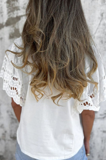 Back view of product with easy, flowy drape