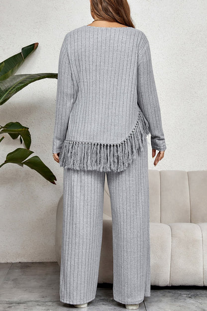 Back view of product with easy, flowy drape