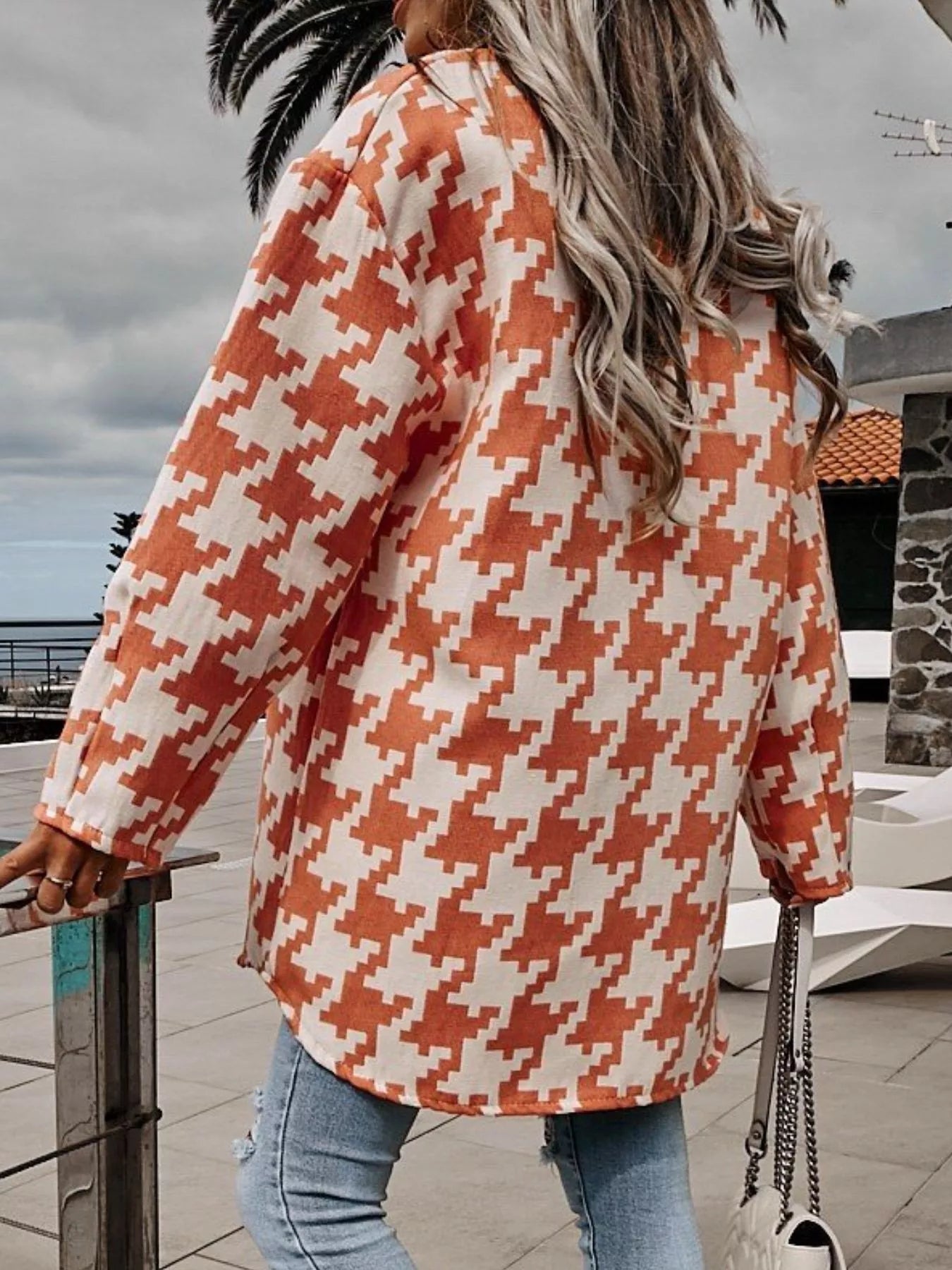 Lifestyle image of product styled for a chic daytime look