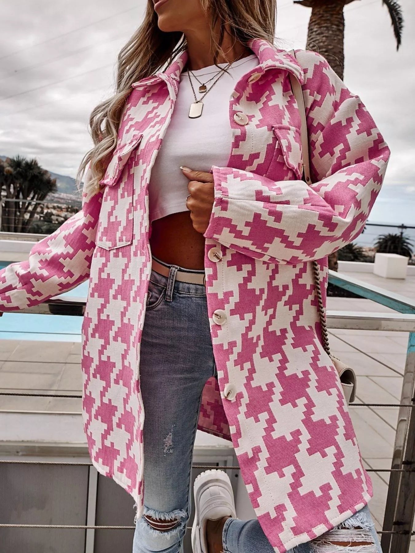 Close-up of product showing fabric texture and finish