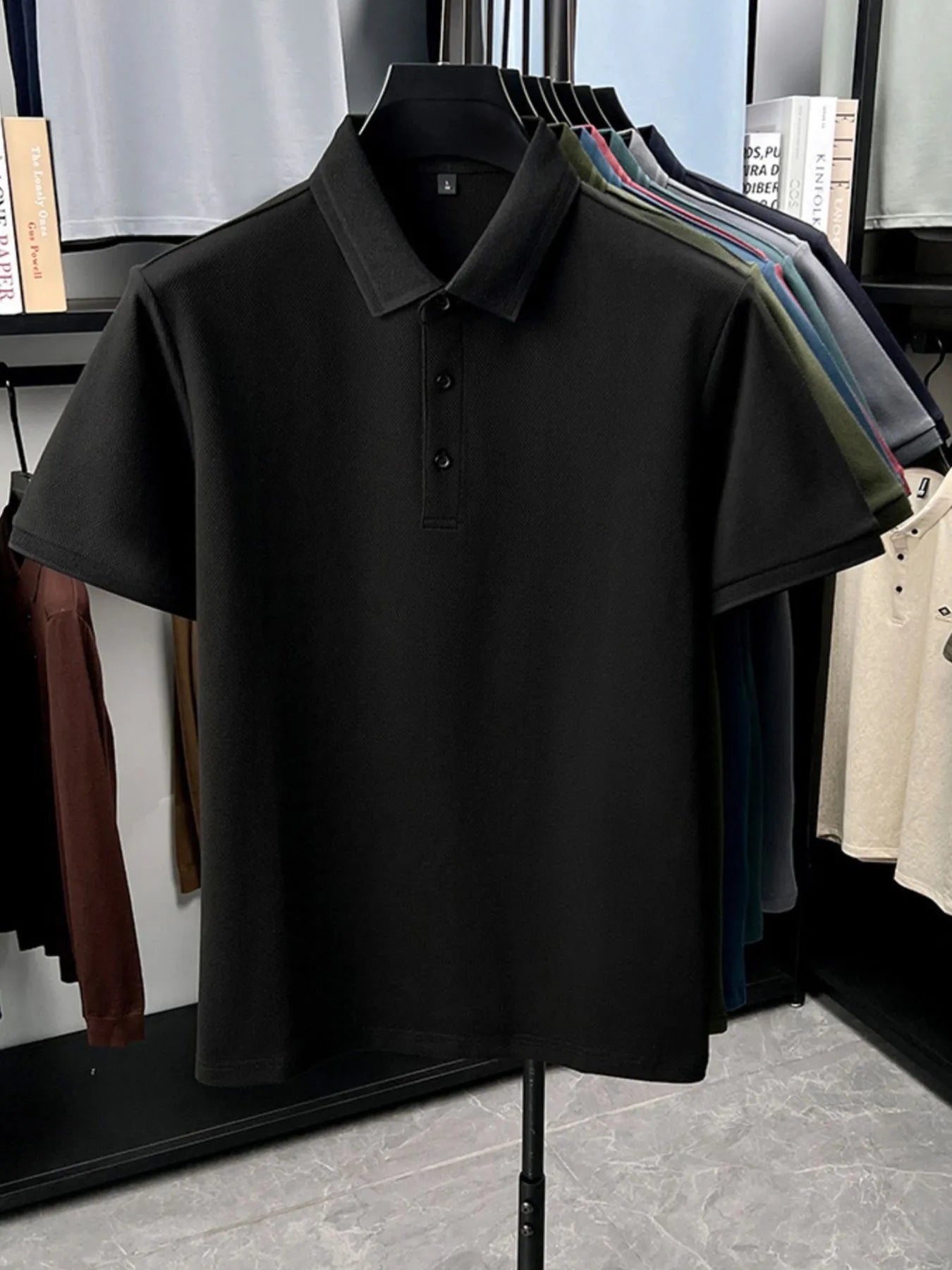 Side view of product highlighting flattering shape and movement