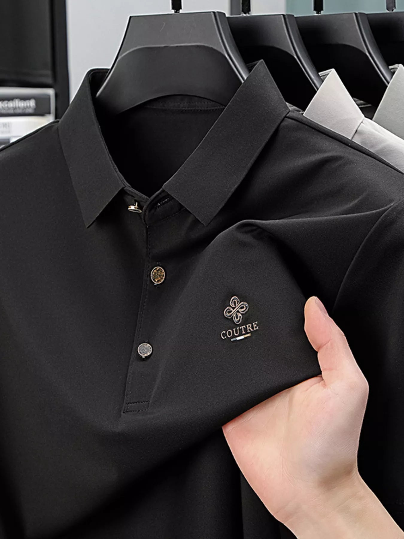 Back view of product with easy, flowy drape