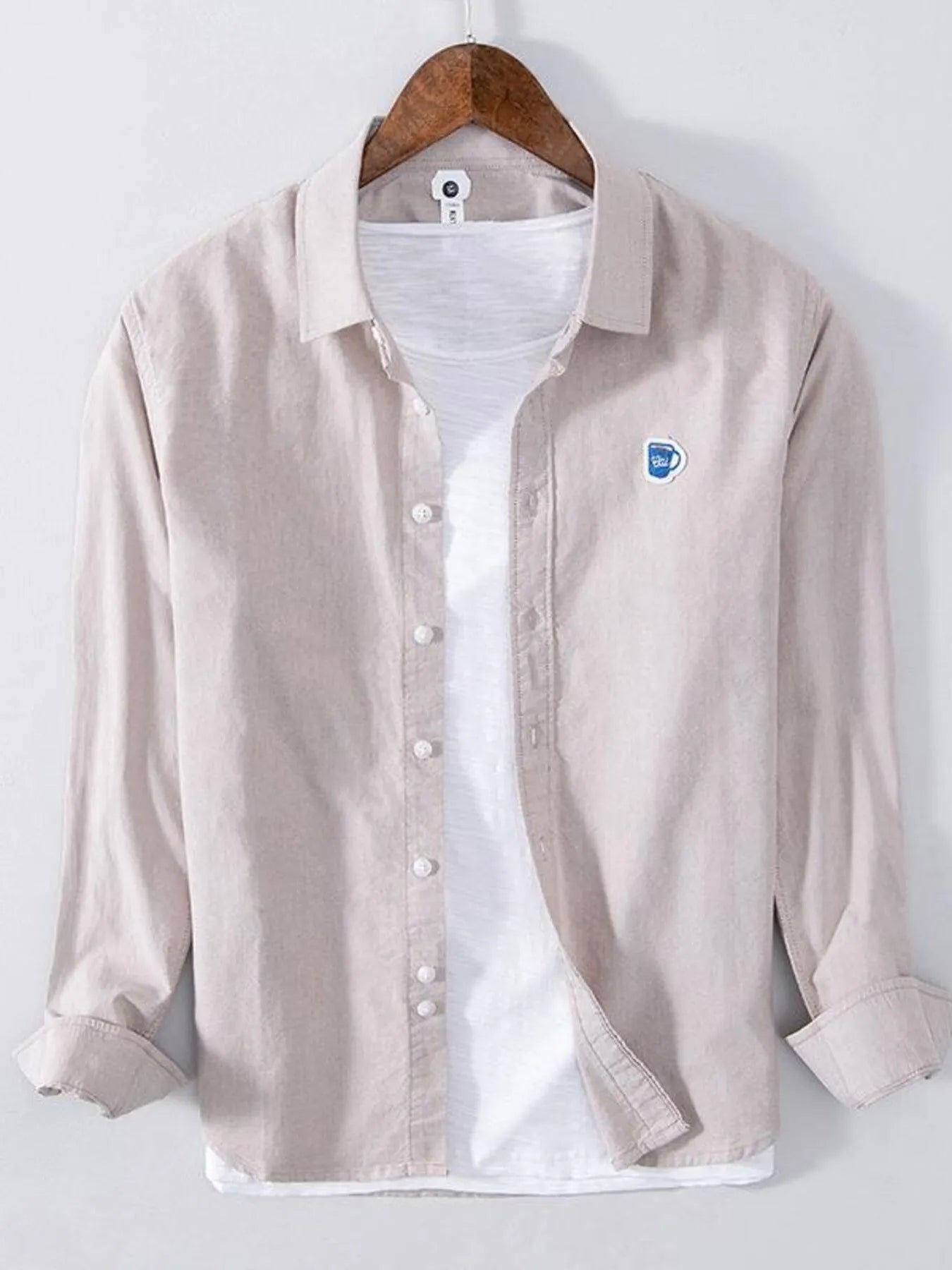 Back view of product with easy, flowy drape