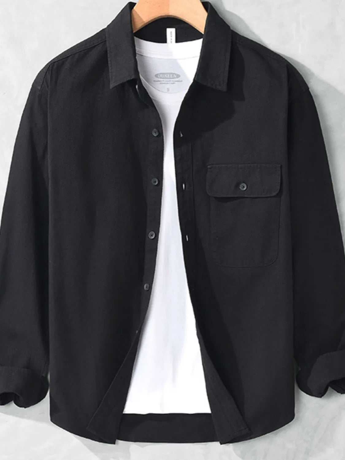 Back view of product with easy, flowy drape