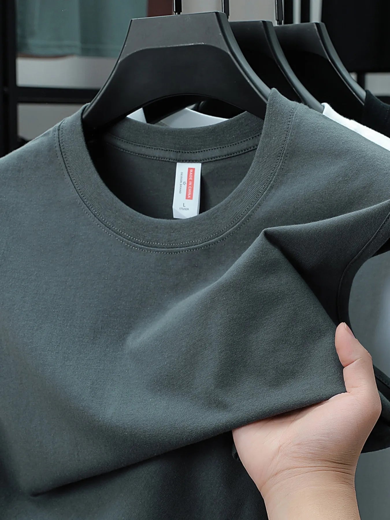 Back view of product with easy, flowy drape