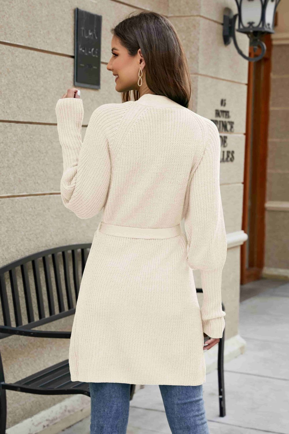 Lifestyle image of product styled for a chic daytime look