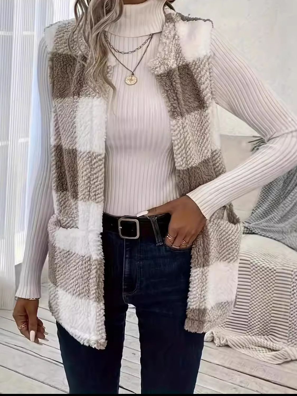 Close-up of product showing fabric texture and finish