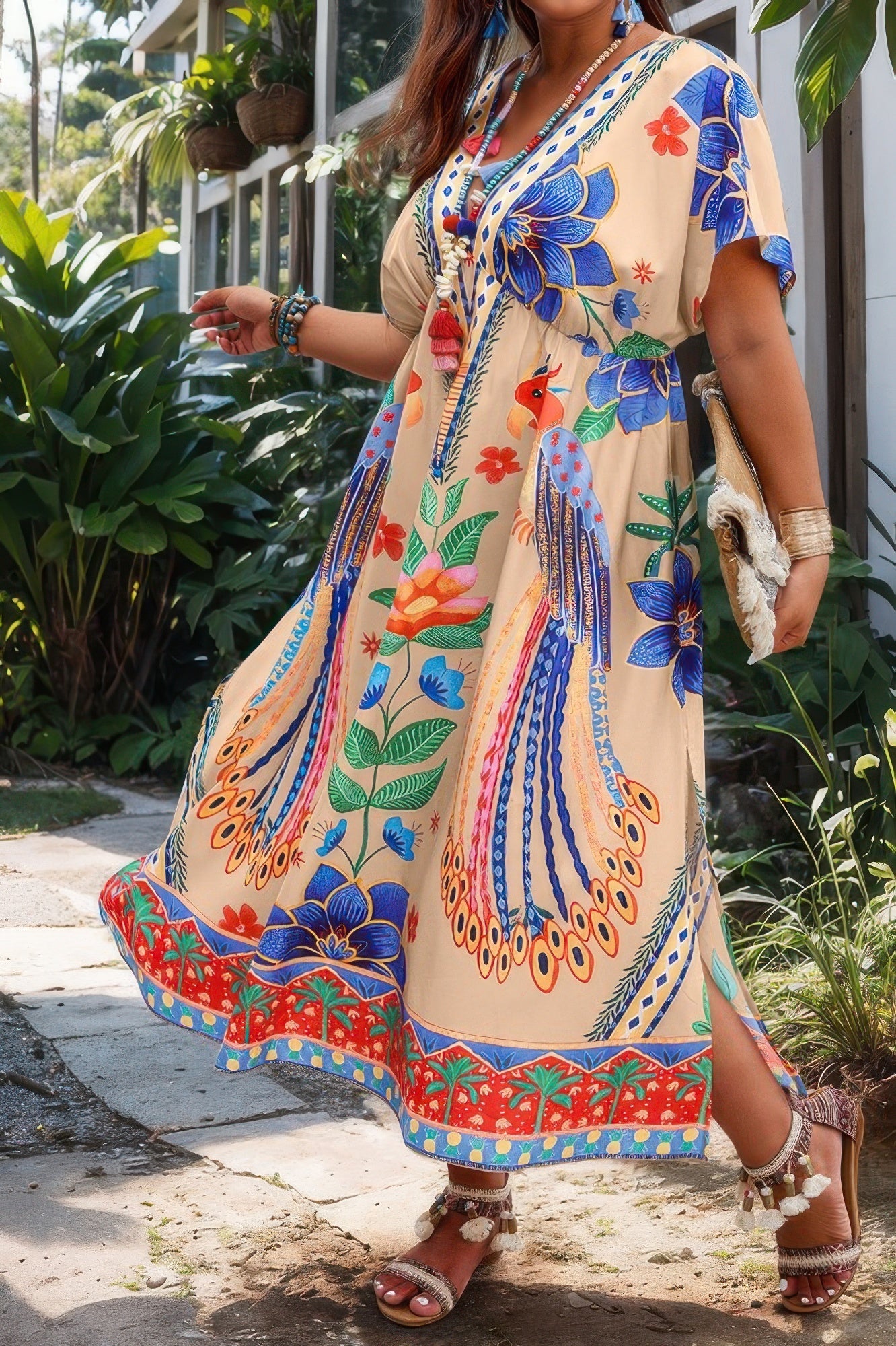 Lifestyle image of product styled for a chic daytime look