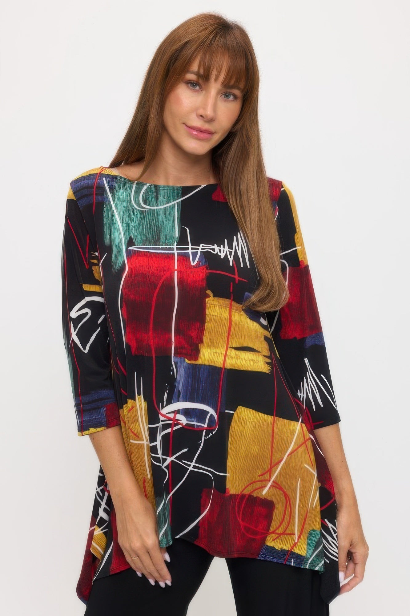 Plus Size Boat Neckline Tunic - Rochelle's House LLC