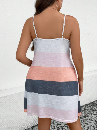 Back view of product with easy, flowy drape