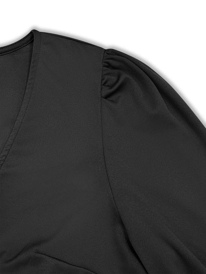 Plus Size Flounce Sleeve Top and Pants Set - Rochelle's House LLC